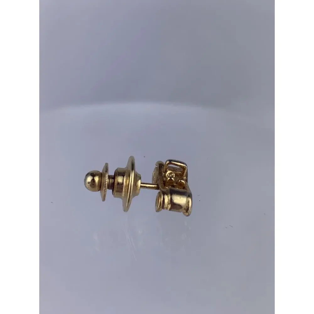 Convertible Car Gold Tone Tie Tack Pin Lapel Dune Buggy Vintage
